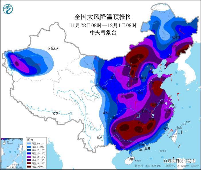 未来三天全国天气预报及详细分析